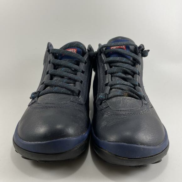 Camper Peu Pista Leather Boots Womens Size 39, US Size 9 Blue Goretex Waterproof - Picture 2 of 9